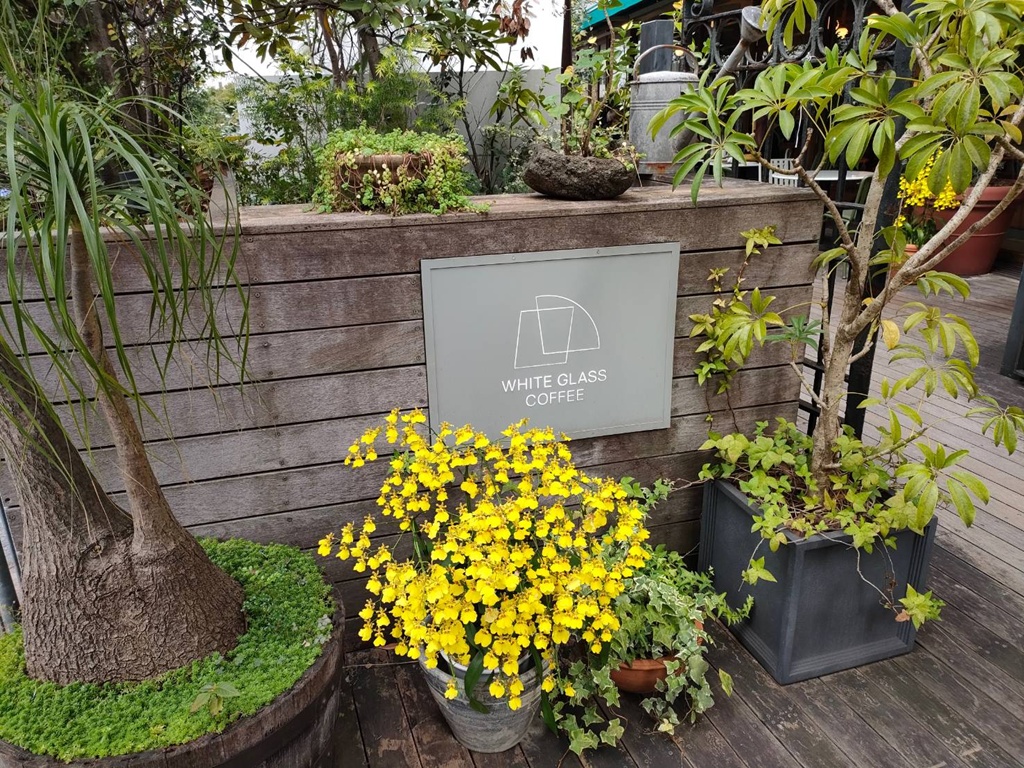 white glass coffee 渋谷